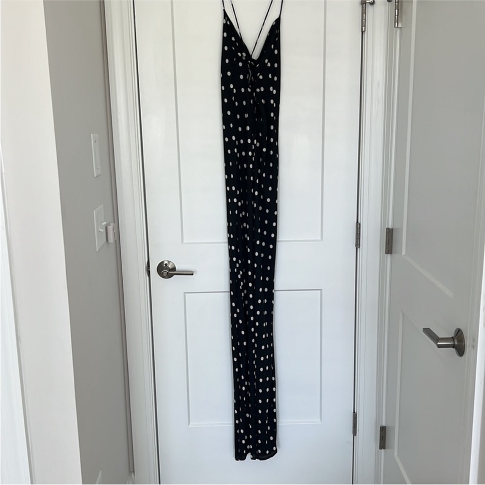 Maxi dress, polkadot Dress, - Picture 3 of 6